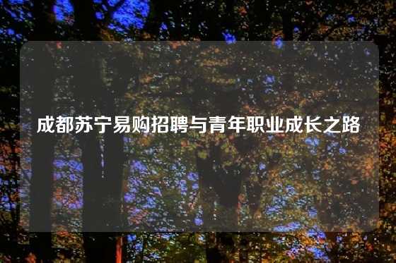 成都苏宁易购招聘与青年职业成长之路